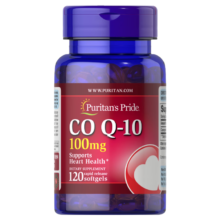 双11狂欢、PLUS会员：Puritan's Pride 普丽普莱 辅酶Q10软胶囊 100mg*120粒