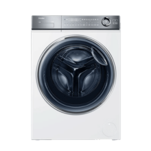 海尔（Haier）滚筒洗衣机全自动10公斤大容量云溪冠军版精华洗376 1.1洗净比超薄平嵌525大筒径国家补贴以旧换新 云溪白色款|直驱变频精华洗376-滚筒洗