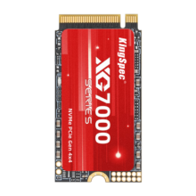 双11开门红：金胜维（KingSpec）2TB SSD固态硬盘NVMe 2242 M.2接口 长江存储颗粒 读