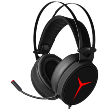 京东百亿补贴:联想（Lenovo）拯救者StarY360 USB7.1声道 头戴式有线电脑电竞耳机 带线控 黑色