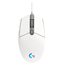 plus会员：罗技 G102 二代 有线鼠标 8000DPI RGB 白色+凑单品