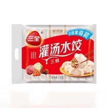 plus会员：三全灌汤系列三鲜口味饺子1kg *6件、需凑单