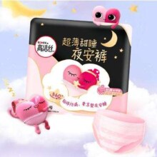 PLUS会员：高洁丝 Kotex 安睡裤卫生巾 蚕丝夜安裤  L 18条 100-140斤