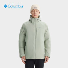 Columbia 哥伦比亚 男银点650蓬鸭绒内胆三合一防水冲锋衣
