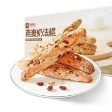 良品铺子 燕麦奶法棍面包 420g/箱
