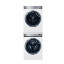 预售、PLUS会员：Haier 海尔 云溪冠军版 376 白洗烘套装 10KG 精华洗洗衣机+双擎热泵烘干机 BD14376LWU1+376W