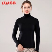 YAYA 鸭鸭 女士半高领保暖打底衫