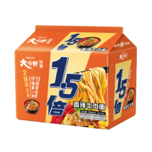 概率券、plus会员：今麦郎1.5倍速食宵夜香辣牛肉拉面 134g*5袋