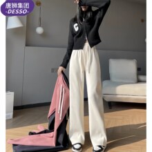 唐狮Desso灯芯绒阔腿裤