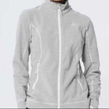 plus会员：DECATHLON 迪卡侬 户外透湿抓绒上衣女加厚摇粒绒秋保暖外套