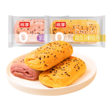 plus、需凑单：桃李 杂粮面包紫薯+南瓜口味 500g
