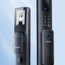 PHILIPS 飞利浦 Alpha-301FVP 3D人脸识别智能门锁 黑色