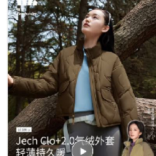 PLUS会员：Beneunder 蕉下 气绒服女士立领外套保暖显瘦时尚CL18623 菘露棕 L