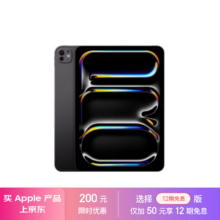 Apple/苹果 iPad Pro 11英寸 M4芯片 2024年新款 (512G WLAN版)深空黑色