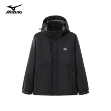 双11狂欢、需弹券、PLUS会员：美津浓MIZUNO 户外休闲夹克 男士防水梭织防风上衣 三色