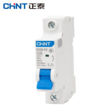 PLUS会员：CHNT 正泰 NXB-63-1P-C32 家用空气开关 32A