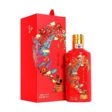 京东百亿补贴：茅台 喜宴 中国红 43度 酱香型白酒 500ml 单瓶装