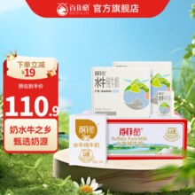 百菲酪水牛纯牛奶 整箱纯牛奶 营养早餐 节日送礼 儿童牛奶 （200ml*16盒+125ml*16盒）