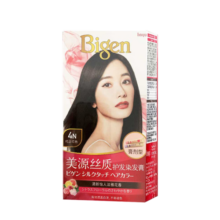 Bigen美源（Bigen）丝质染发膏 80g （纯正棕色4N） 植物萃取 淡雅清香