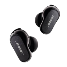Bose QuietComfort 消噪耳塞 大鲨二代无线蓝牙降噪耳机 大鲨三代Ultra智能耳内音场调校 骁龙畅听技术 大鲨二代 黑色