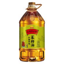 plus：金龙鱼食用油 非转压榨 外婆乡小榨巴蜀风味菜籽油 5L 2桶