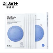 双11狂欢、plus会员:蒂佳婷（Dr.Jart）补水面膜蓝药丸 5片/盒＊4件