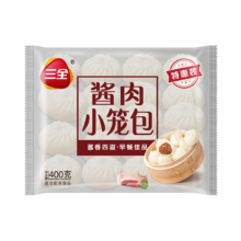 PLUS：三全 酱肉发面小笼包400g*11件