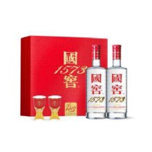 新品预售：国窖1573 经典 52度 浓香型白酒 500ml*2瓶 “金蛇献瑞”礼盒