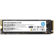 14日20点、双11预告：HP惠普 2TB SSD固态硬盘 M.2 NVMe PCIe 3.0×4 EX950系列2GB独立缓存助力AI读速3500MB/s