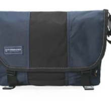 20点开始、双11预告：TIMBUK2 天霸 Classic系列 男女款单肩邮差包 TKB116-1-4090 深蓝/黑色 XS