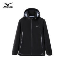 双11狂欢、需弹券、PLUS会员：美津浓MIZUNO 外套男女连帽梭织户外夹克 两色