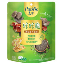 太平苏打饼干 咔咔脆 休闲零食 早餐下午茶 黑松露火腿味50g