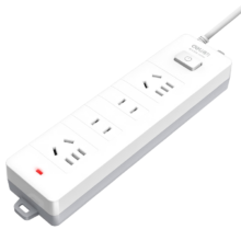 双11狂欢、PLUS会员：deli 得力 18251 新国标安全插排 2m