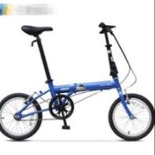 plus会员：DAHON 大行 YUKI 折叠自行车 KT610 消光蓝 16英寸 单速