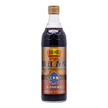 需换购：恒顺 三年陈恒顺香醋纯酿造 镇江特产酿造食醋 580ml