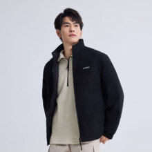 京东京造 拼接摇粒绒羽绒服时尚百搭保暖情侣羽绒外套
