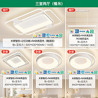 雷士照明 环宇白 LED吸顶灯 三室两厅