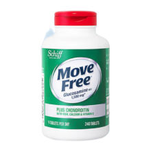 Plus：Move Free益节 高钙氨糖软骨素钙片240粒