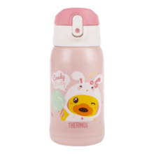 膳魔师（THERMOS）保温杯儿童学生开学必备吸管杯直饮杯女学生550ml粉兔
