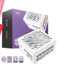 双十一预售：爱国者（aigo）星璨EV 850W白金牌 白色 ATX3 80PLUS双认证
