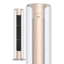 PLUS会员：Midea 美的 3匹 纤白无风感 新一级能效 变频冷暖 立式柜机 KFR-72LW/N8MWD1