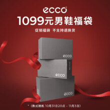 双11开门红：ecco 爱步 男鞋限量福袋（内含2双鞋）