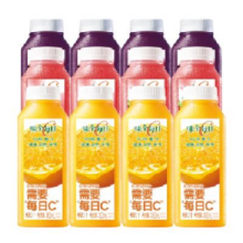 味全葡萄汁纯果蔬汁300ml×12瓶