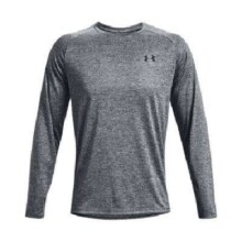 plus会员：UNDER ARMOUR 安德玛 秋冬Tech男子训练运动长袖T恤1328496 灰色012 L