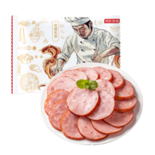 plus会员：京东京造 梨木烤无淀粉火腿800g(400g*2根)