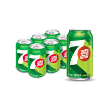 PLUS会员:百事可乐 7喜饮料330ml*6罐