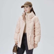 双11狂欢、需弹券、PLUS会员：艾莱依羽绒服 短款鸭绒外套
