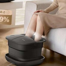 双11狂欢、plus会员：飞利浦 足浴桶 折叠泡脚桶 UV紫外线99.9%杀菌 加热控温全自动按摩恒温泡 5107F