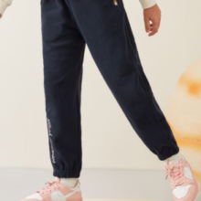 Hush Puppies  暇步士 男女大童秋冬款百搭针织长裤