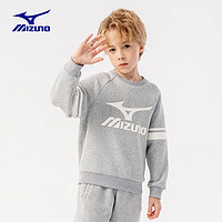 Mizuno 美津浓 儿童圆领加绒卫衣
